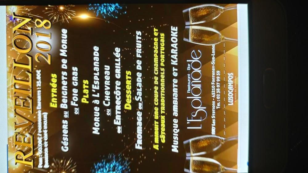 L' Esplanade - Menu Image 3